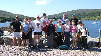 Group photo on Isle of Rhum