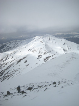 West from Sgurr a'Choire Ghlais