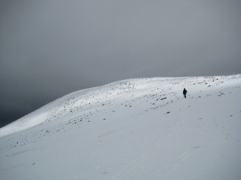 Carn nan Gobhar summit ridge