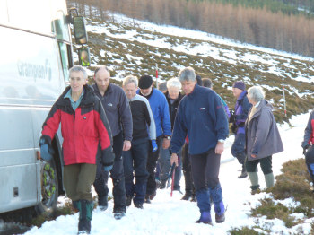 Ken leads the team off