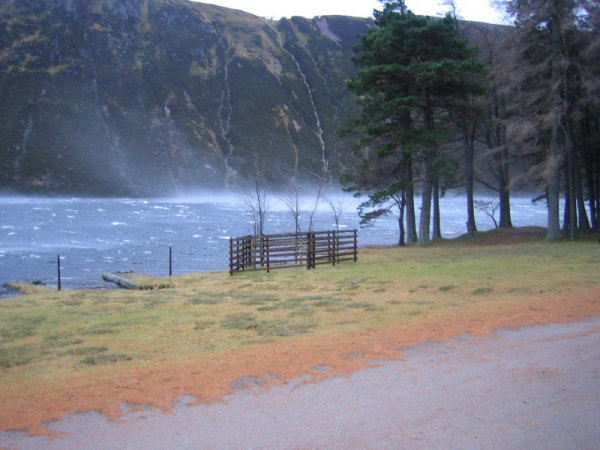 Stormy Loch Muick